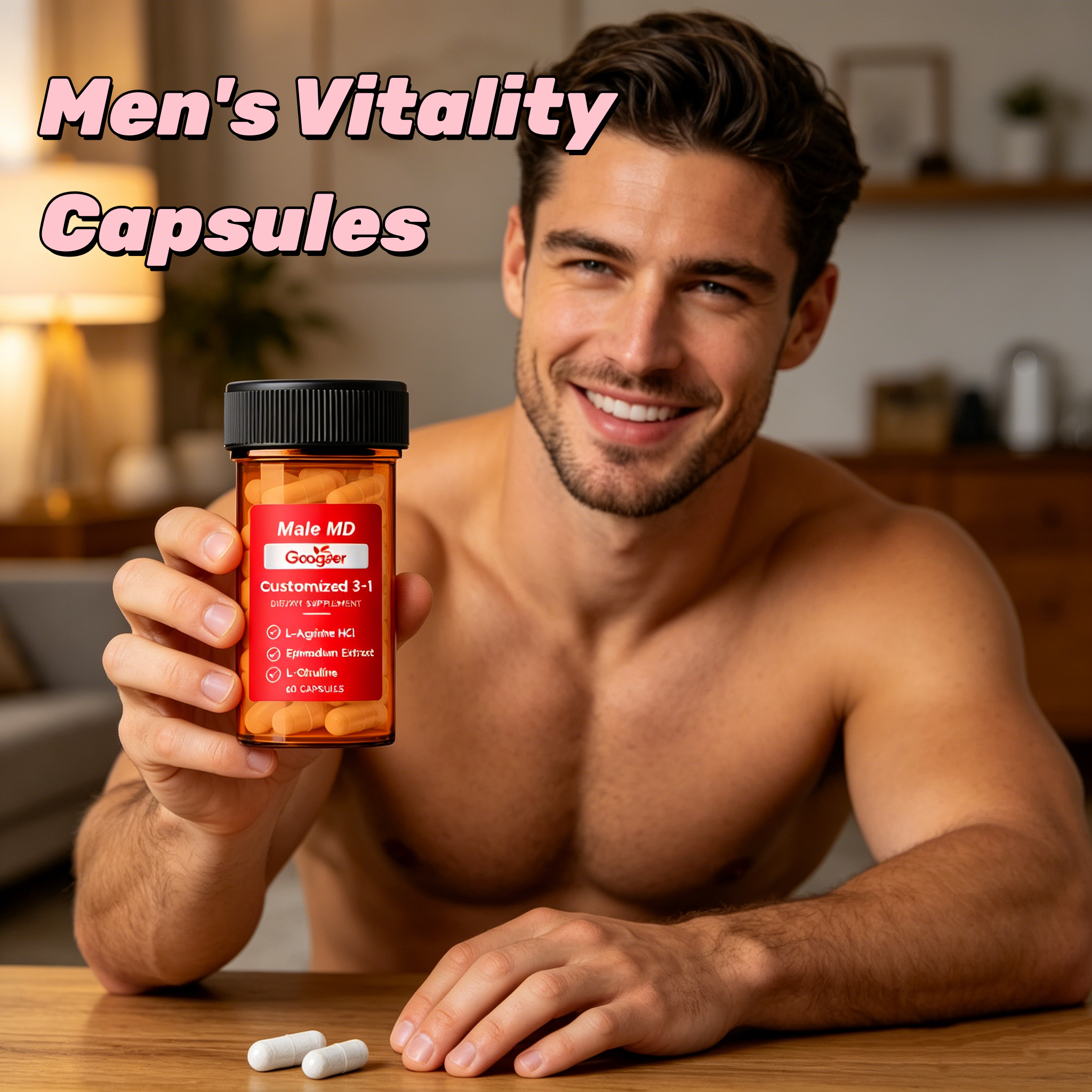 Nutrition Fitness Health - GOOGEER Men's Health Capsules Enhance Sexual