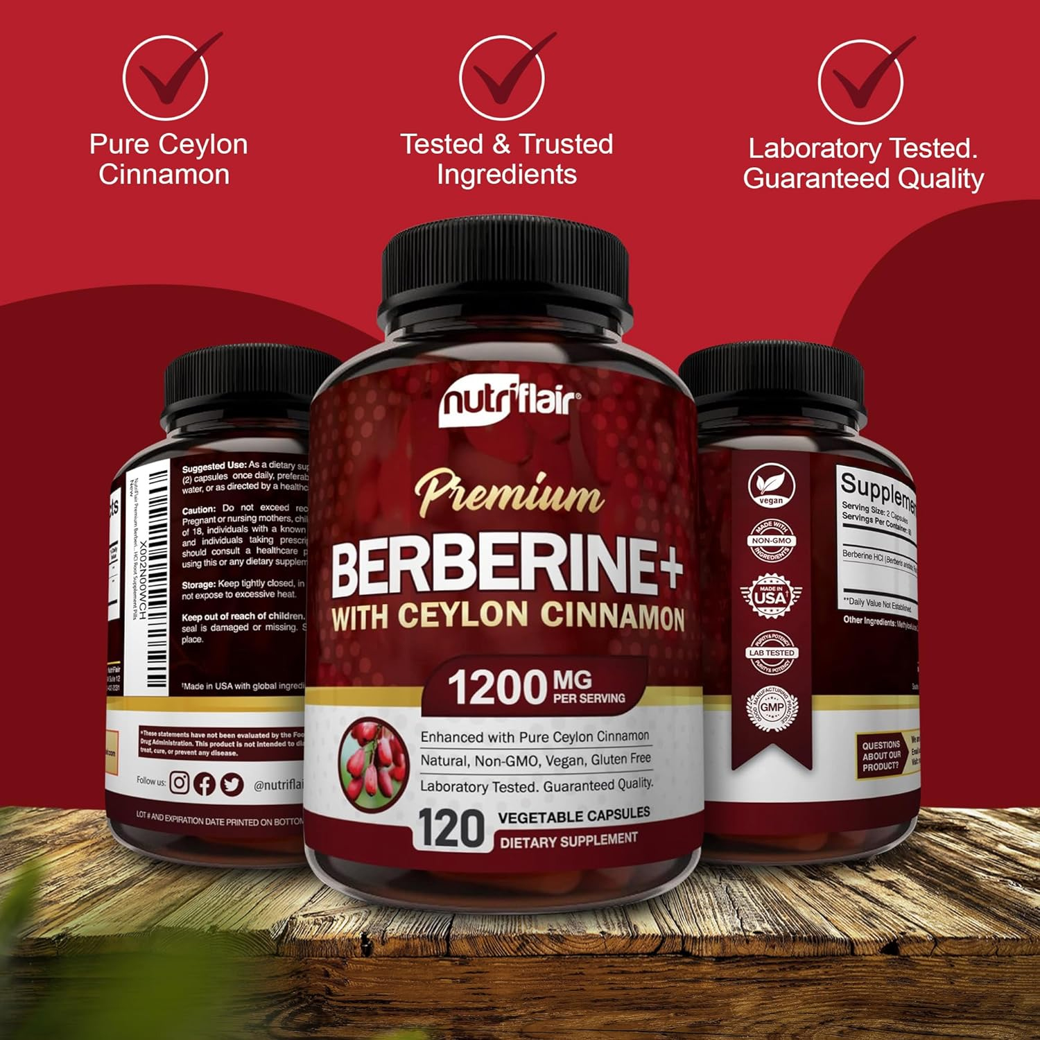 Berberine Hcl Capsule - Premium Berberine HCL - Supports The