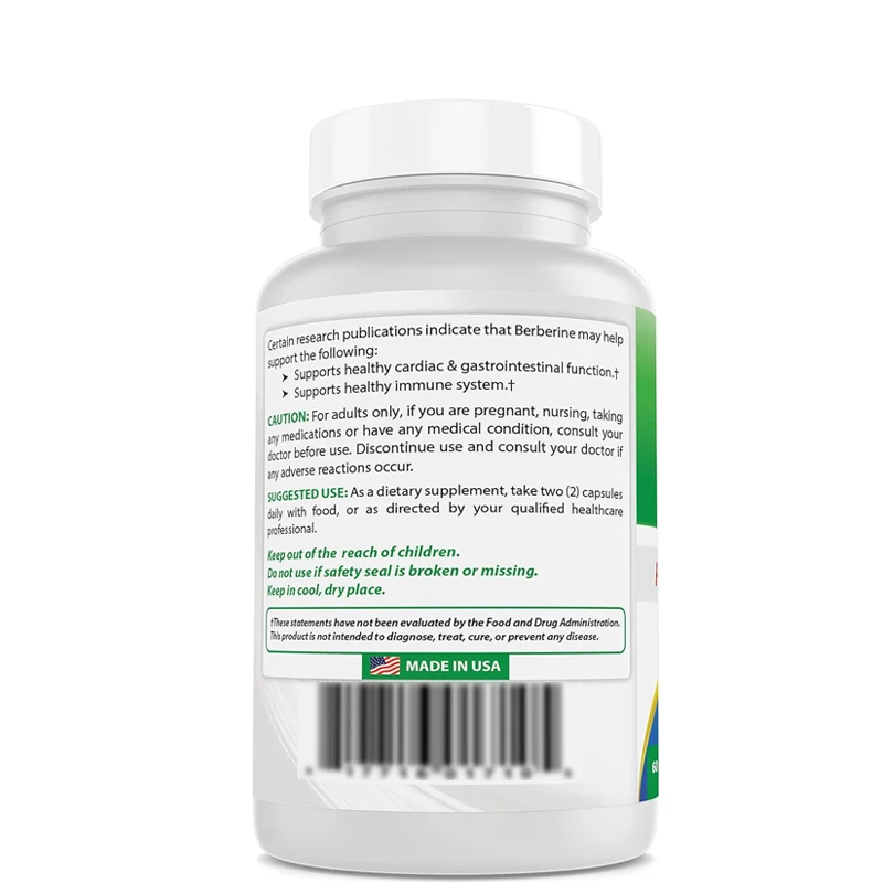 Berberine Plus - Contains 1000 - Berberine Hcl Capsule ulasan dan harga