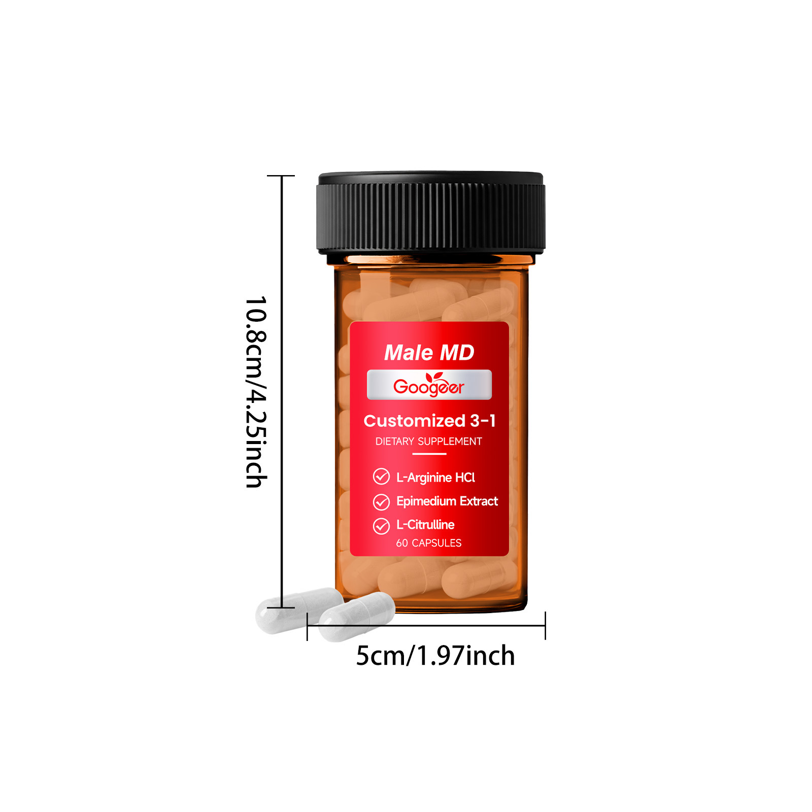 GOOGEER Men's Health Capsules  - Nutrition Fitness Health ulasan dan harga