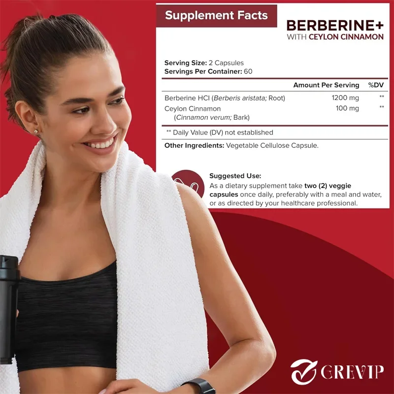 Premium Berberine HCl 1200 mg  - Berberine Hcl Capsule ulasan dan harga