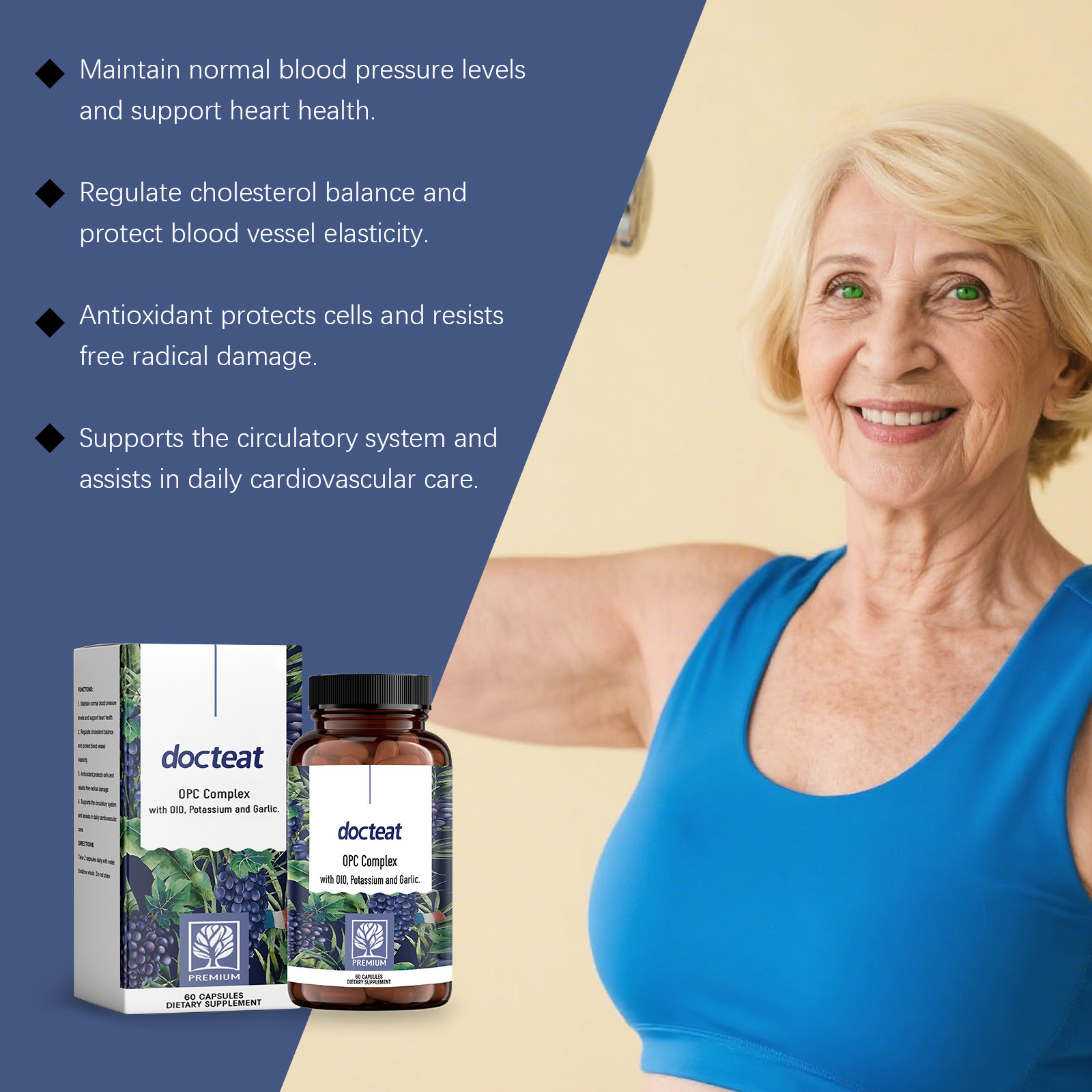 DOCTEAT Cardiovascular Health  - Nutrition Fitness Health ulasan dan harga