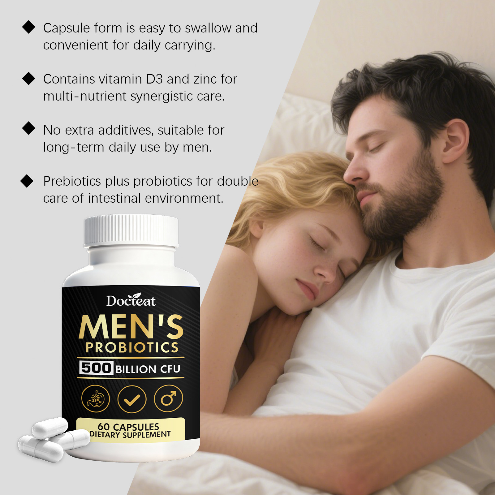 GOOGEER Men's Health Capsules  - Nutrition Fitness Health ulasan dan harga