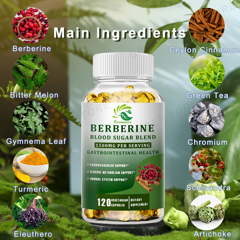 GREEBSUER Berberine for Metabo - Berberine Hcl Capsule ulasan dan harga