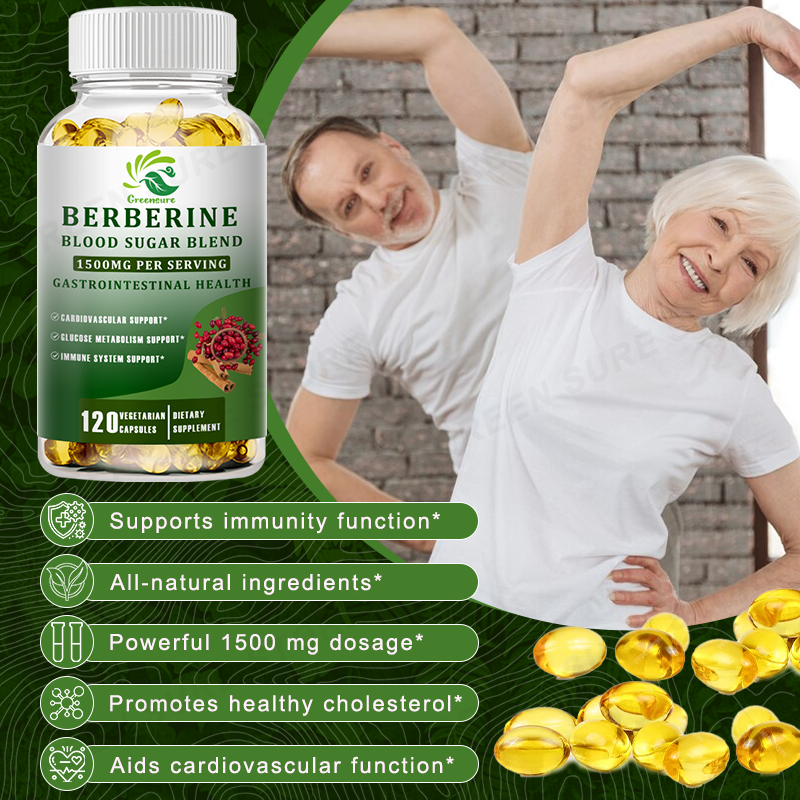 GREEBSUER Berberine for Metabo - Berberine Hcl Capsule ulasan dan harga