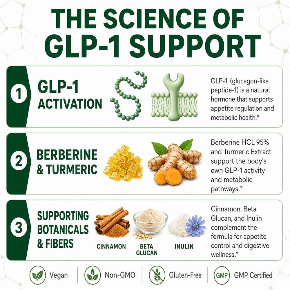 GLP-1 Supplement with Berberin - Berberine Hcl Capsule ulasan dan harga