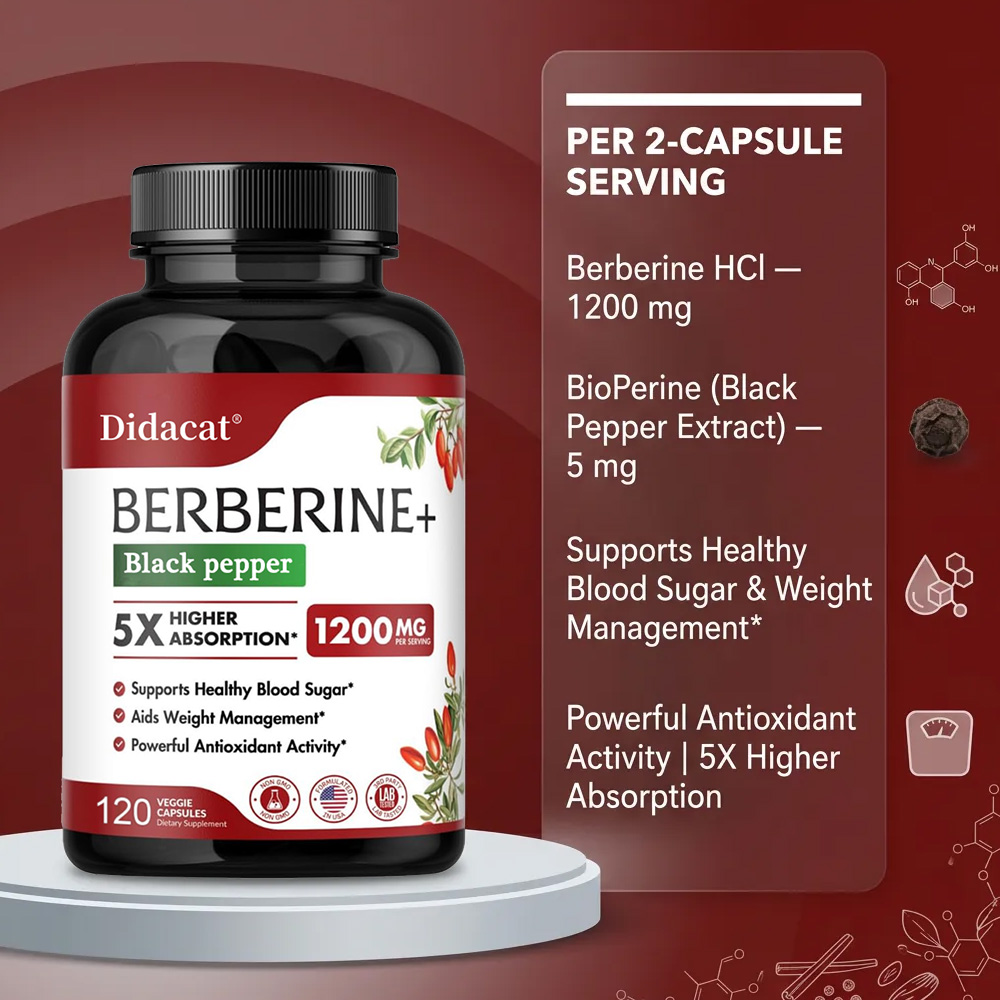 Berberine Supplement 1200mg -  - Berberine Hcl Capsule ulasan dan harga